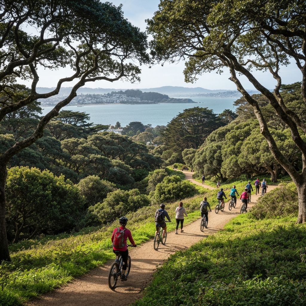 Presidio park trails near Presidio Heights